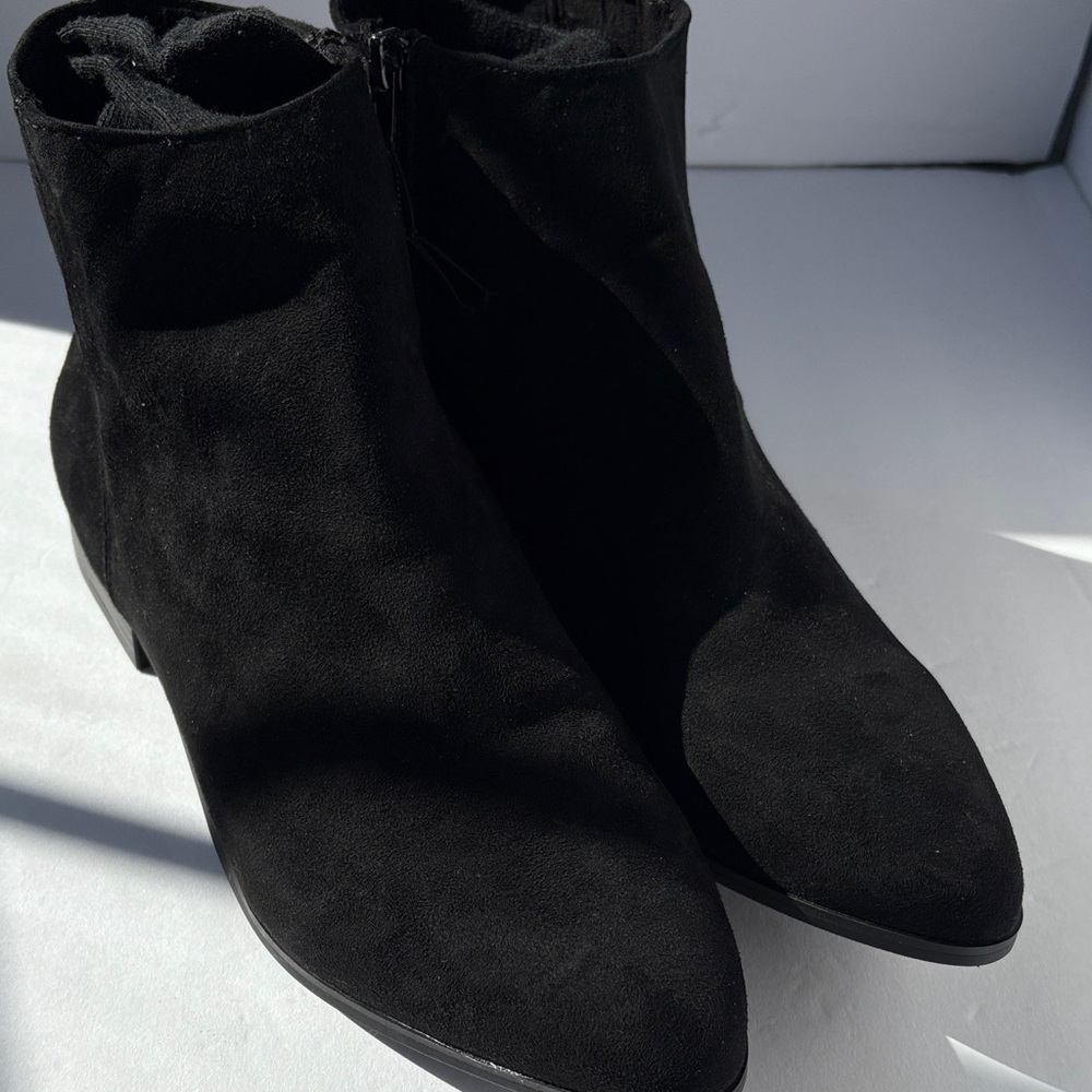 LOFT Black Ankle Booties